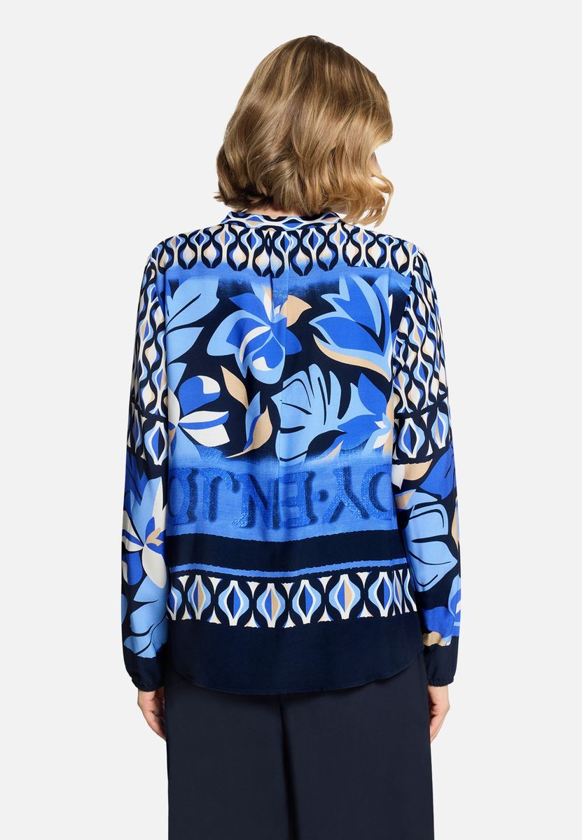 Langarmbluse mit Print