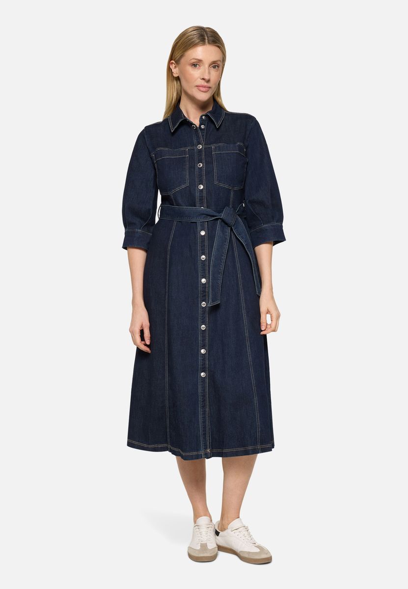 Hemdblusenkleid mit Knopfleiste
