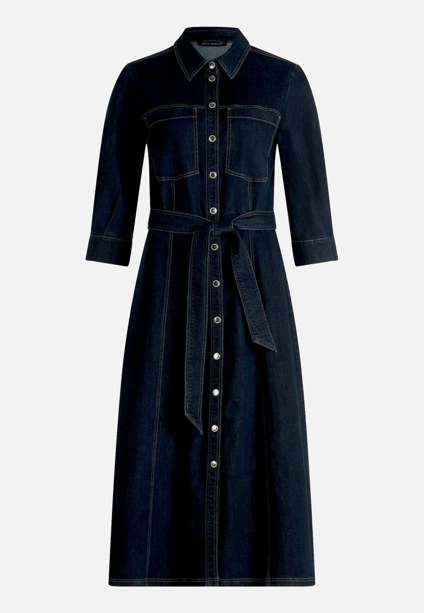 Hemdblusenkleid mit Knopfleiste