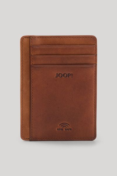 JOOP! Cerratano Itys Cognac Kartenetui Leder RFID-Schutz