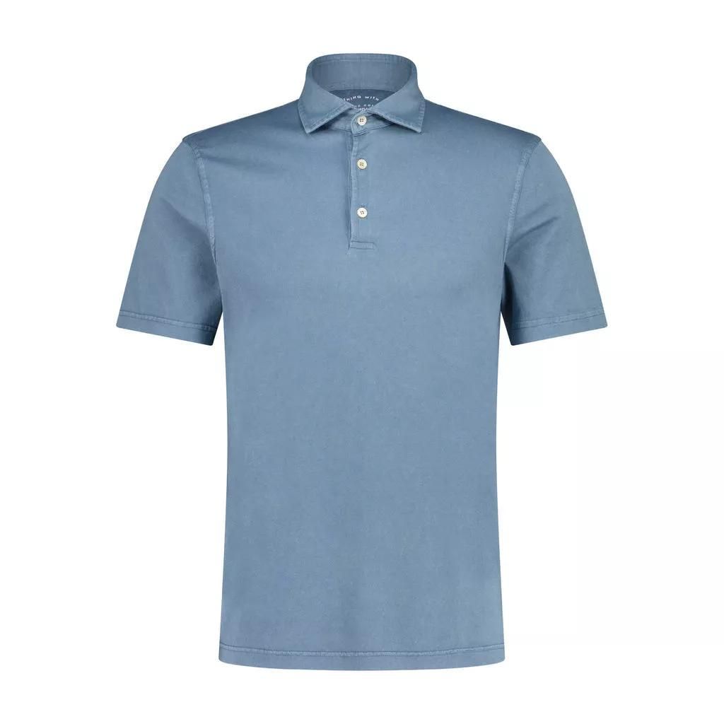 Fedeli - Poloshirt aus Baumwolle - Größe 46 - dark gray