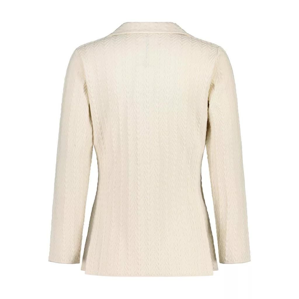 Lardini - Sakko aus Strick - Größe XXL - beige