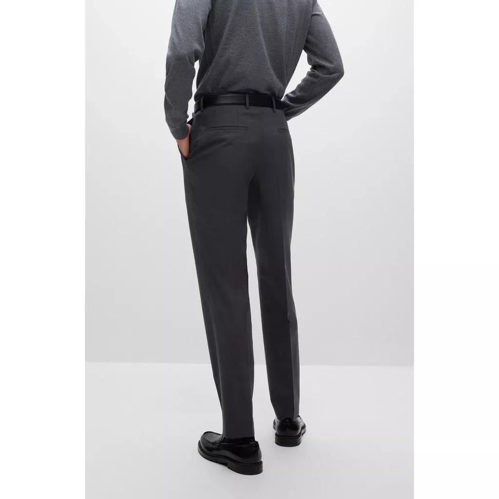 Boss - Slim-Fit Businesshose Genius - Größe 46 - grau