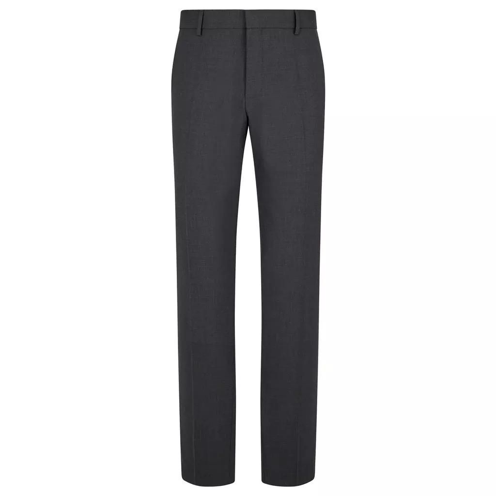 Boss - Slim-Fit Businesshose Genius - Größe 46 - grau