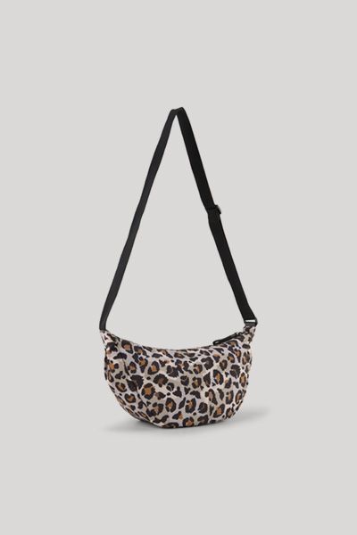 JOOP! Giocoso Leo Ivy Schultertasche mit Animal-Print Cognac Beige