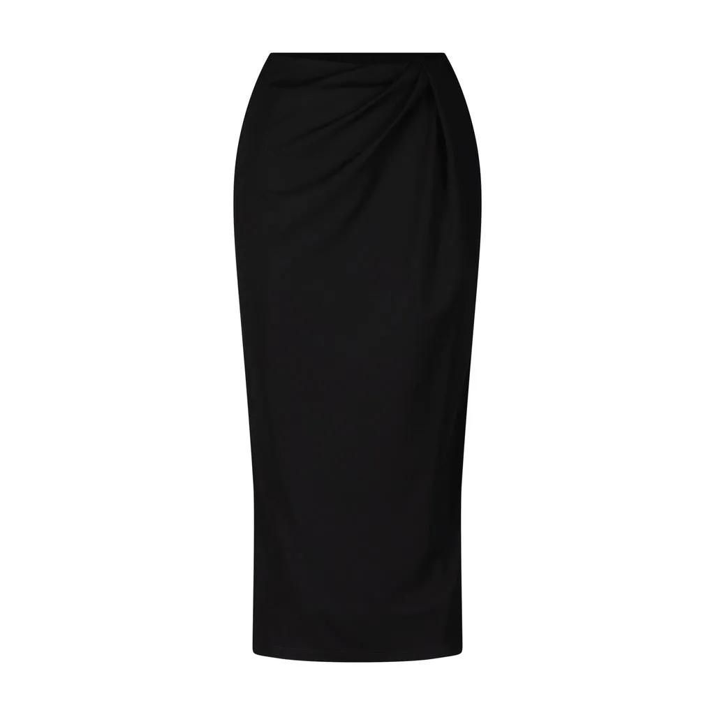 WEEKEND Max Mara - Bleistiftrock Hans mit Raffung - Größe XS - schwarz