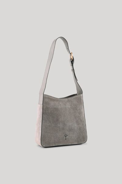 JOOP! Sofista Dolce Elda Hobo Bag aus grauem Wildleder