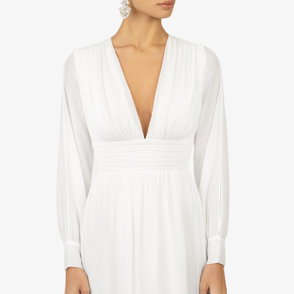 Kraimod - Abendkleid - Größe 34 DAMEN - weiß