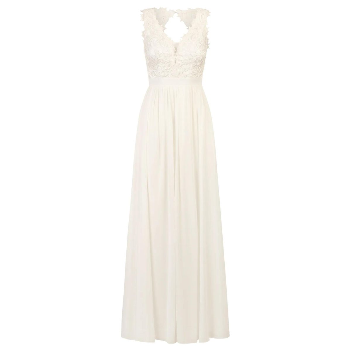 Kraimod - Abendkleid - Größe 34 DAMEN - weiß