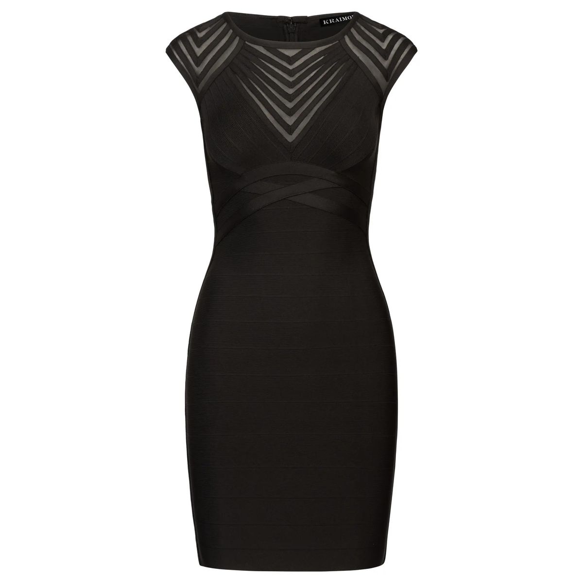 Kraimod - Bandage Kleid - Größe 34 DAMEN - schwarz