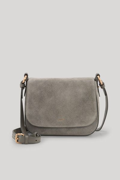 Joop! Sofista Dolce Esmera graue Wildleder Schultertasche