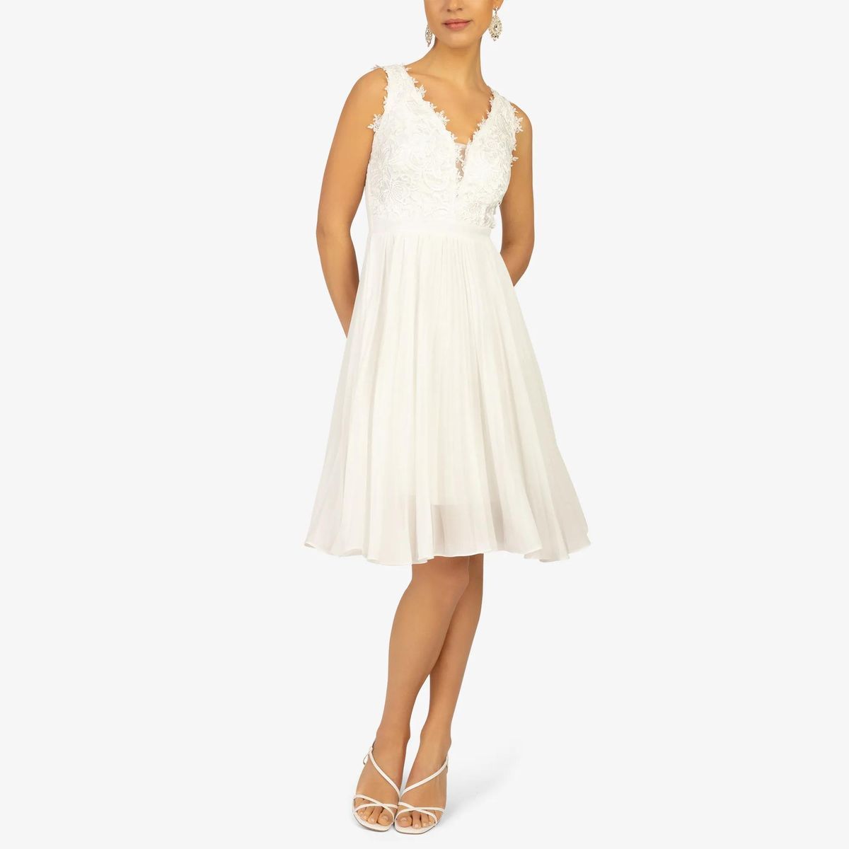 Kraimod - Cocktailkleid - Größe 34 DAMEN - weiß