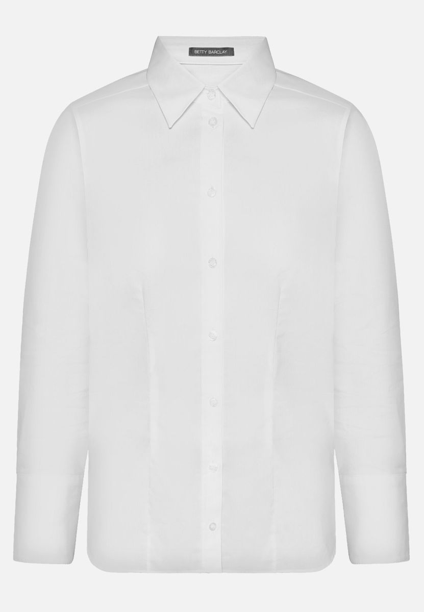 Verzierte langärmelige Hemdbluse