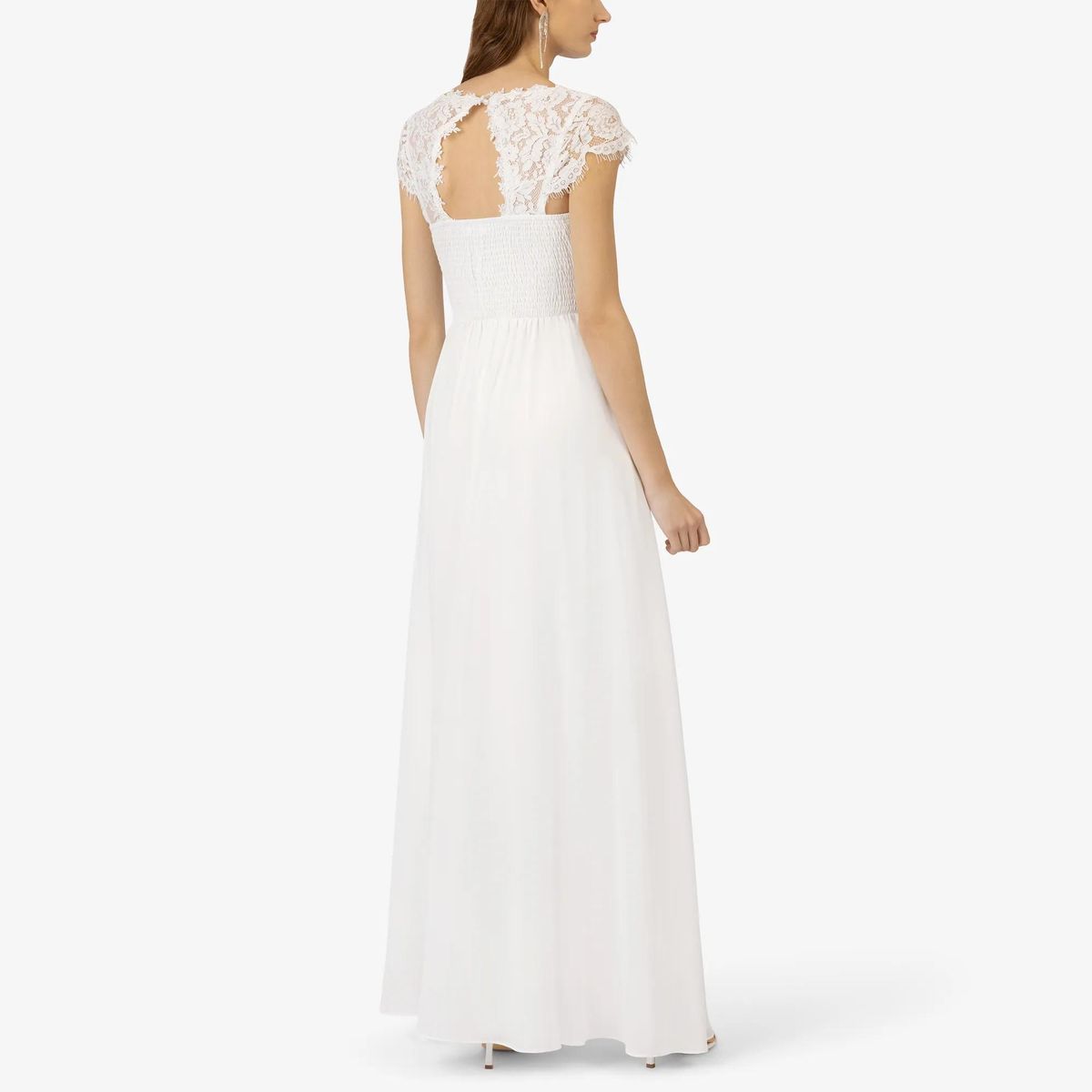 Kraimod - Abendkleid - Größe 34 DAMEN - weiß