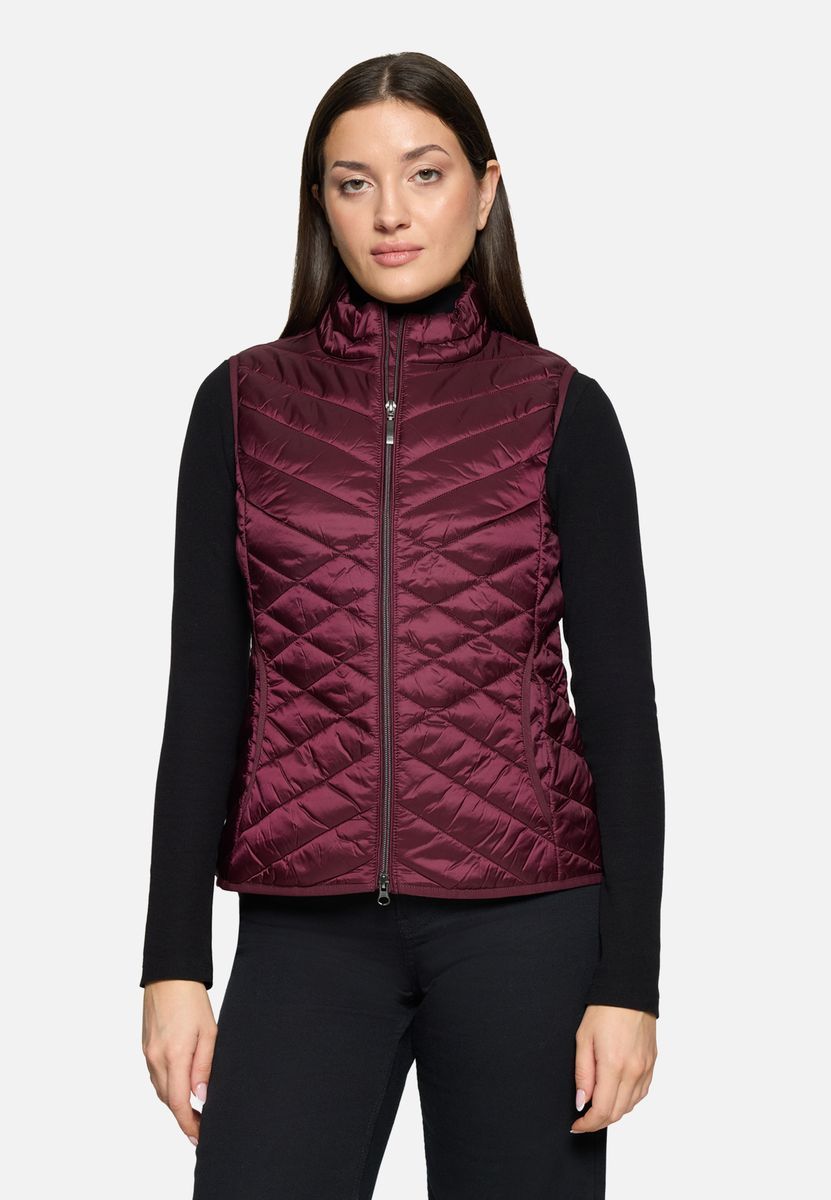 Gesteppte Steppweste mit Reißverschluss