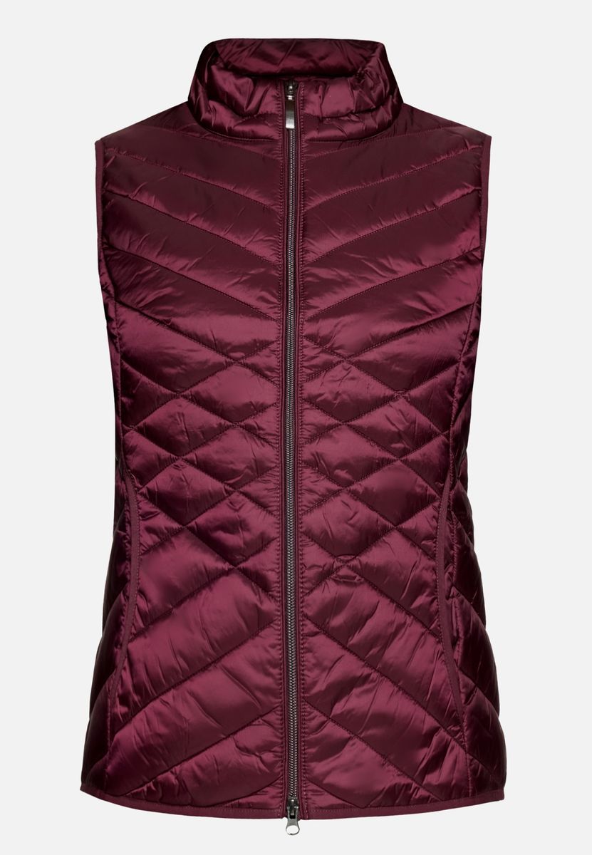 Gesteppte Steppweste mit Reißverschluss
