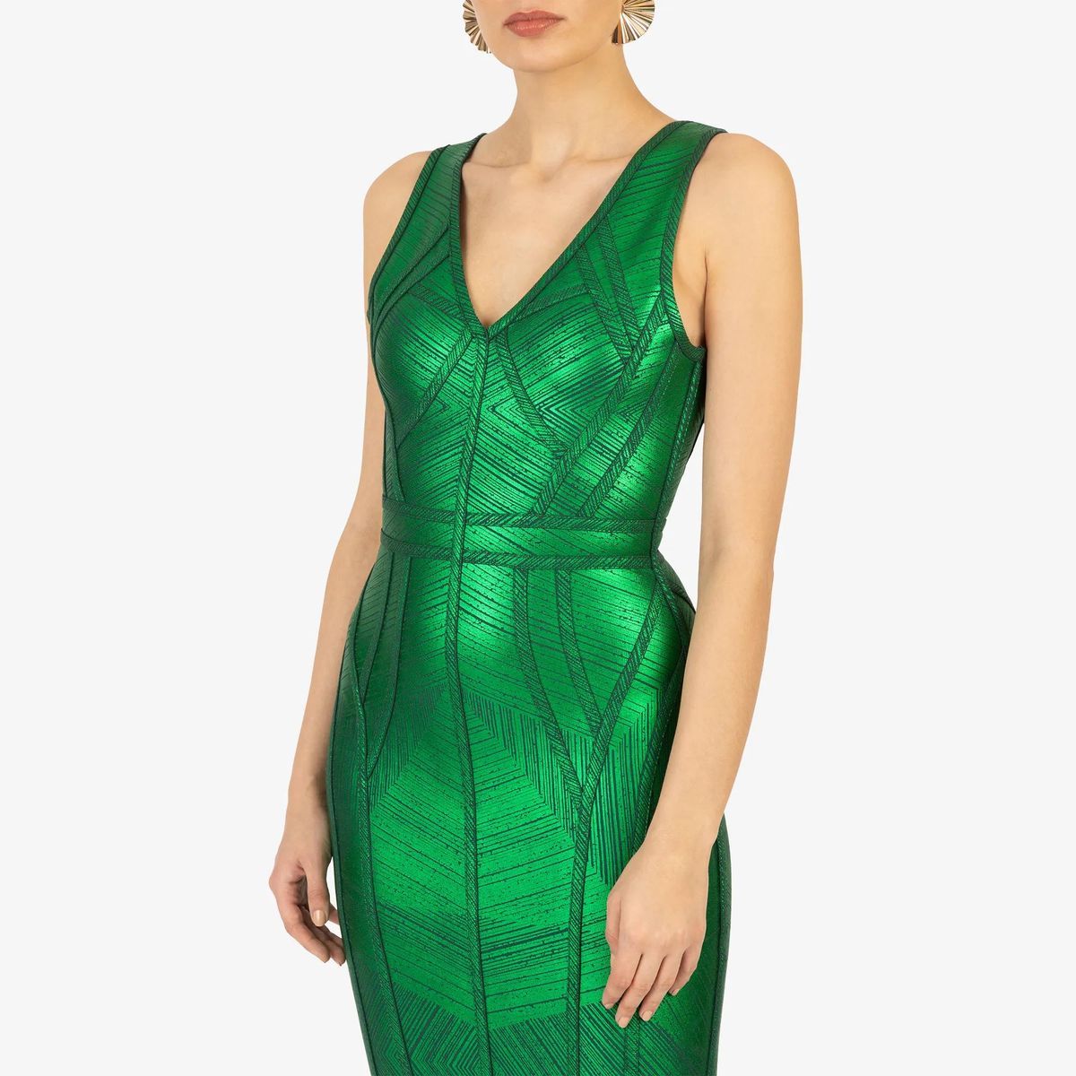 Kraimod - Bandage Kleid - Größe 34 DAMEN - grün
