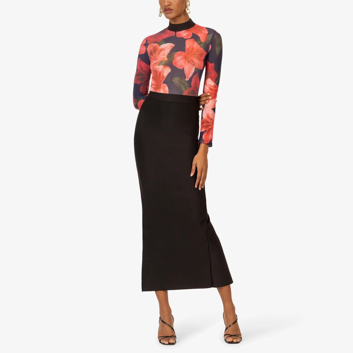 Kraimod - Bandagekleid - Größe 34 - rot