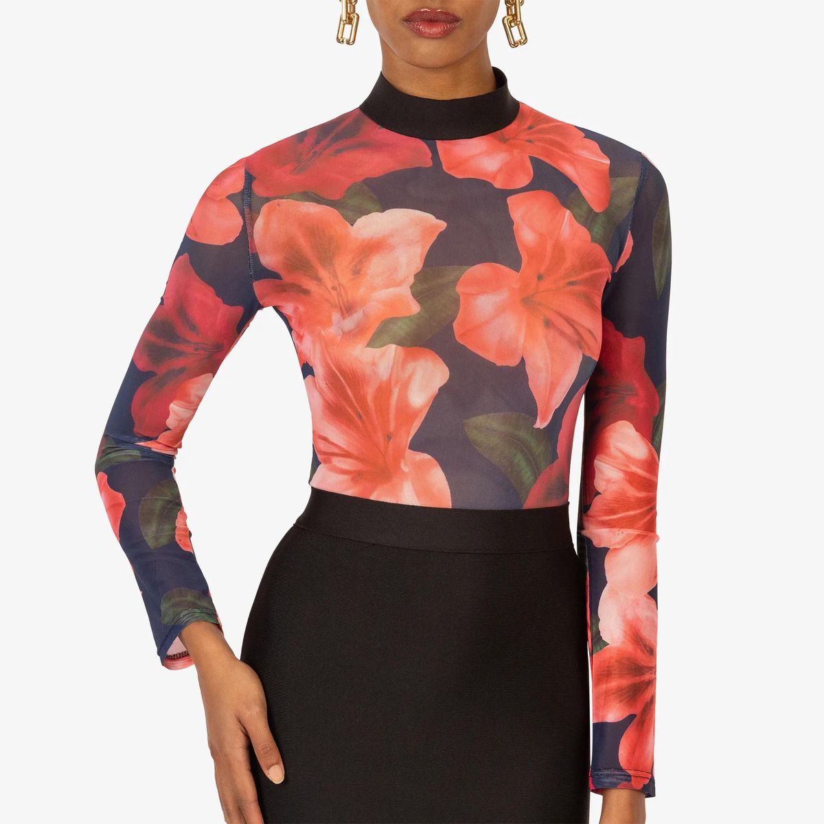 Kraimod - Bandagekleid - Größe 34 - rot