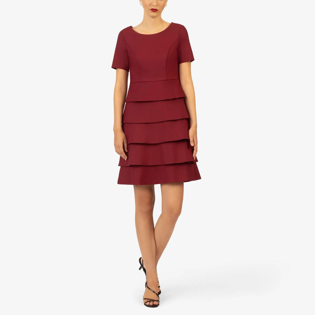Kraimod - Cocktailkleid - Größe 34 DAMEN - rot