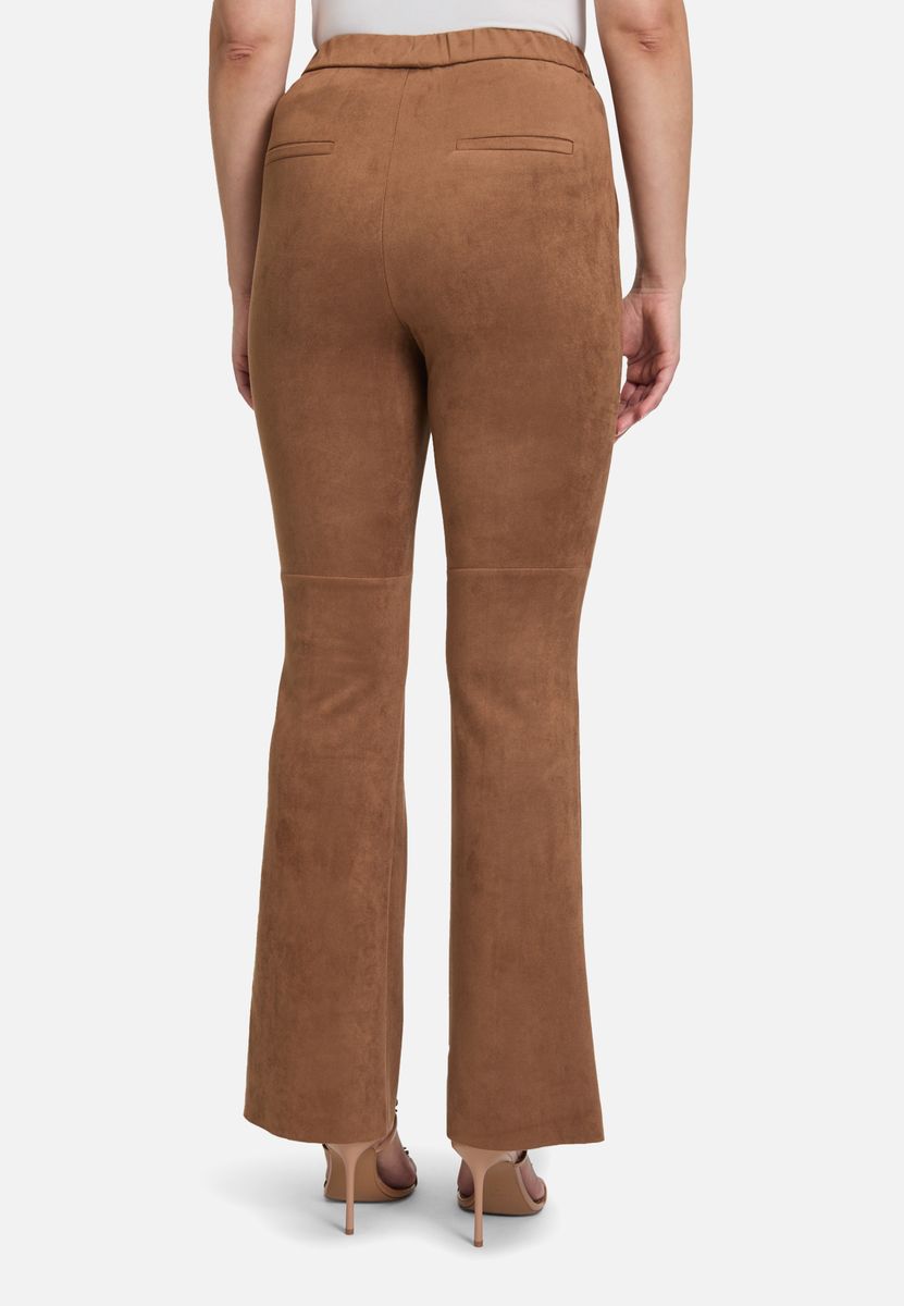 Schlupfhose mit geometrischem Muster, Slim Fit