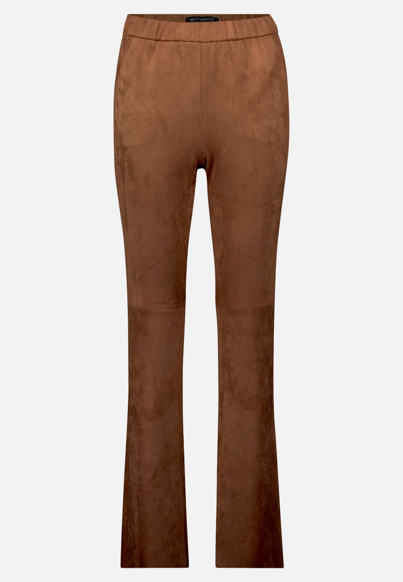 Schlupfhose mit geometrischem Muster, Slim Fit