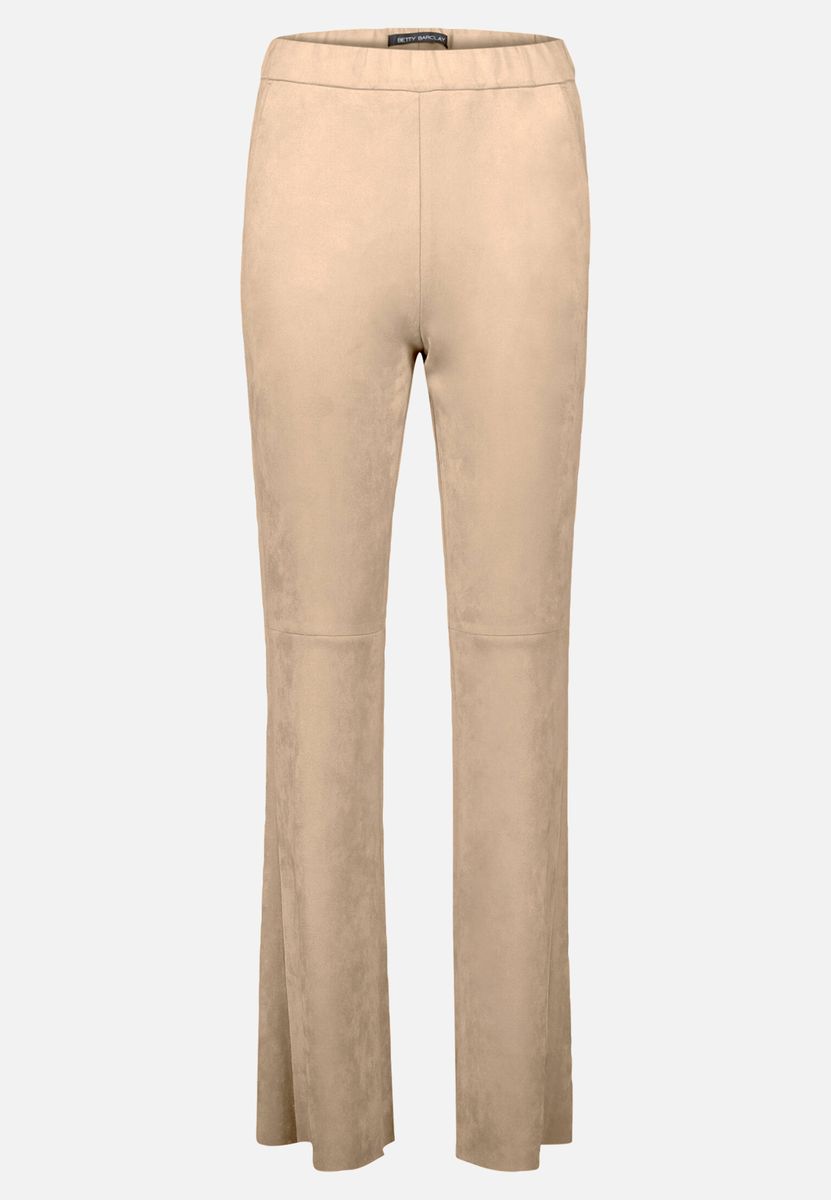 Schlupfhose mit geometrischem Muster, Slim Fit