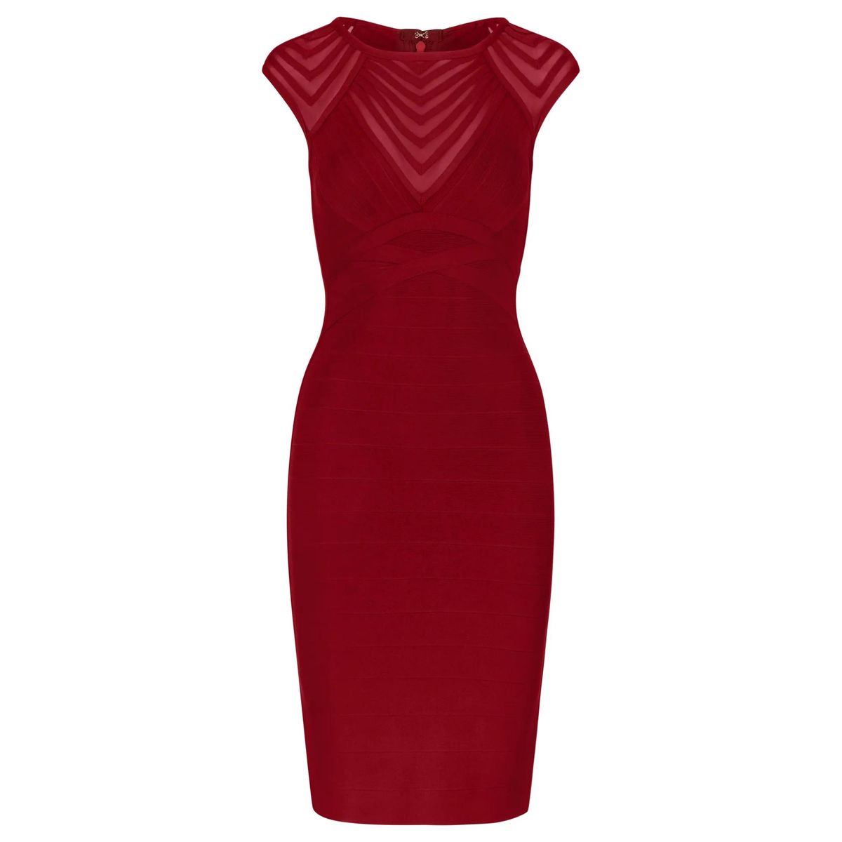 Kraimod - Bandagekleid - Größe 34 DAMEN - rot