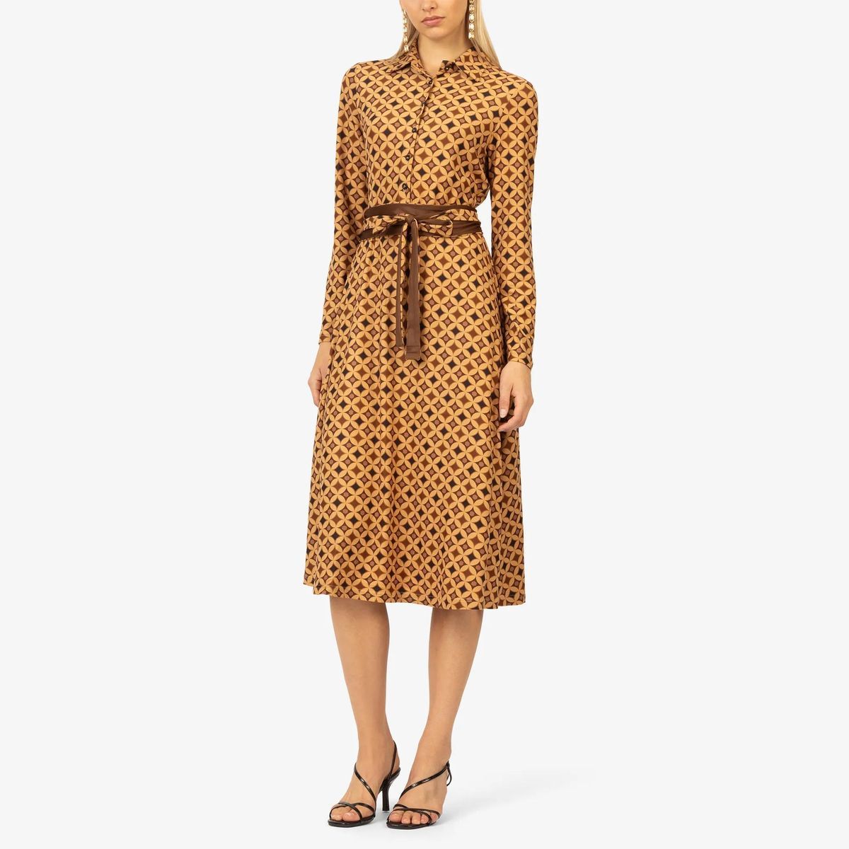 Kraimod - Hemdblusenkleid - Größe 34 DAMEN - beige