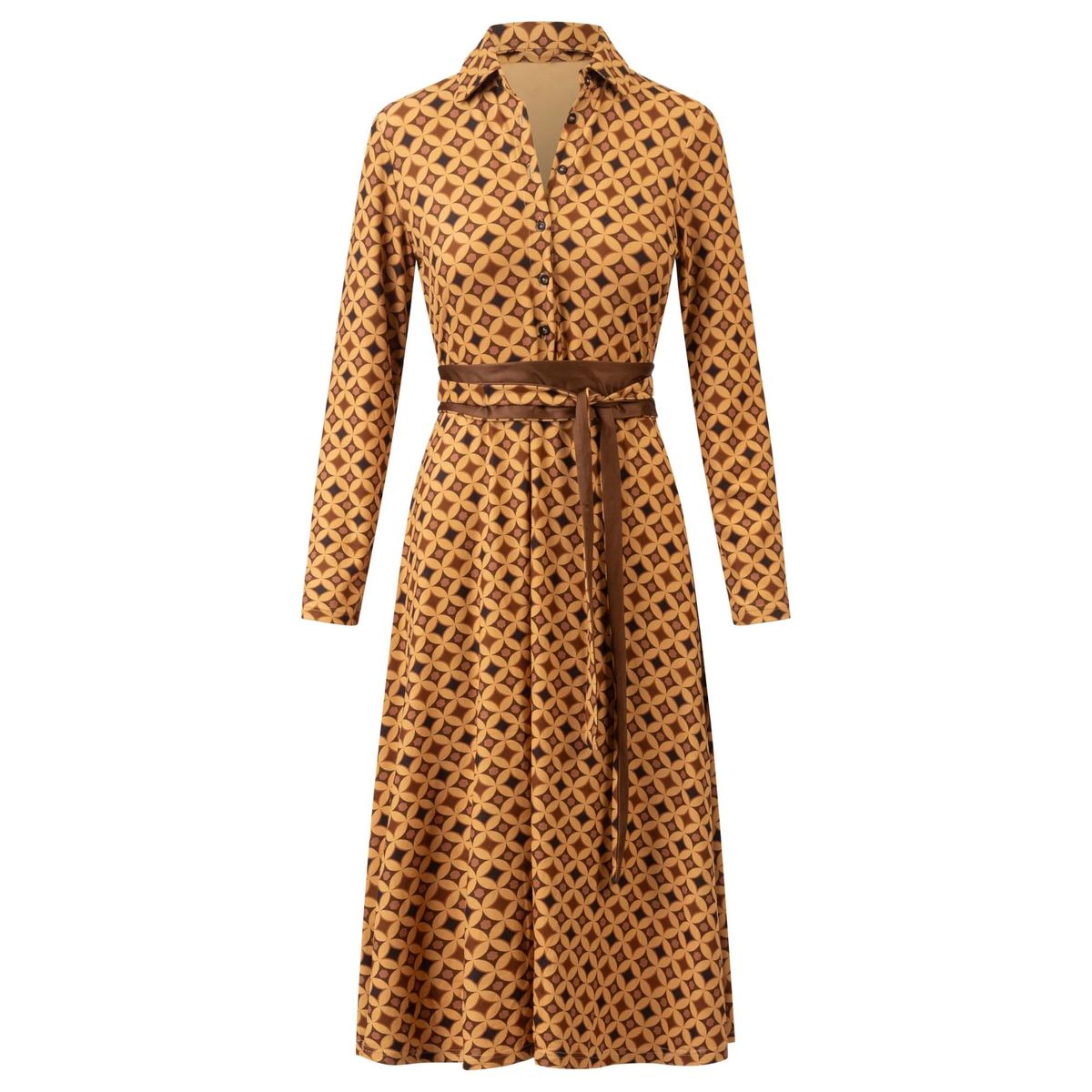 Kraimod - Hemdblusenkleid - Größe 34 DAMEN - beige