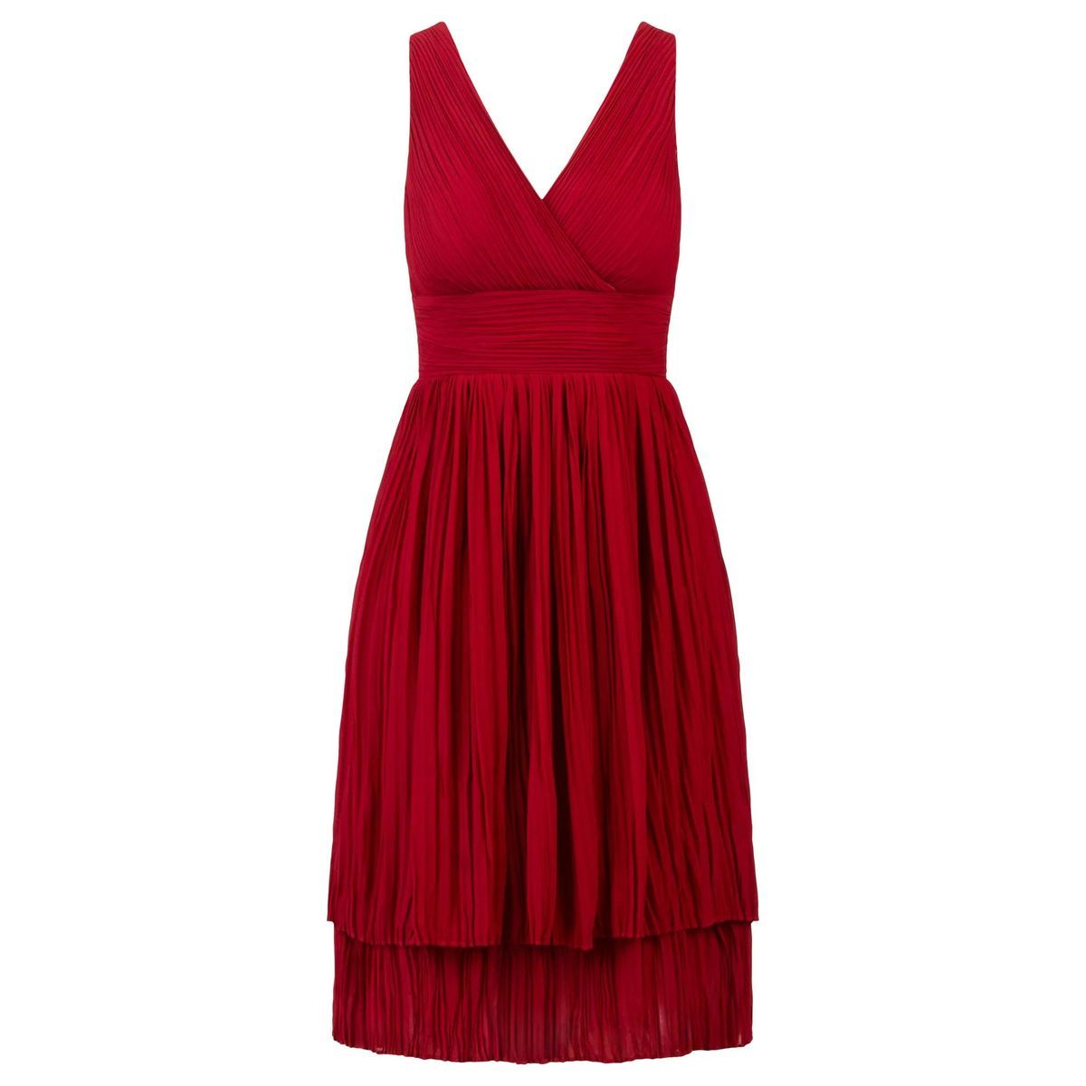 Kraimod - Cocktailkleid - Größe 34 DAMEN - rot