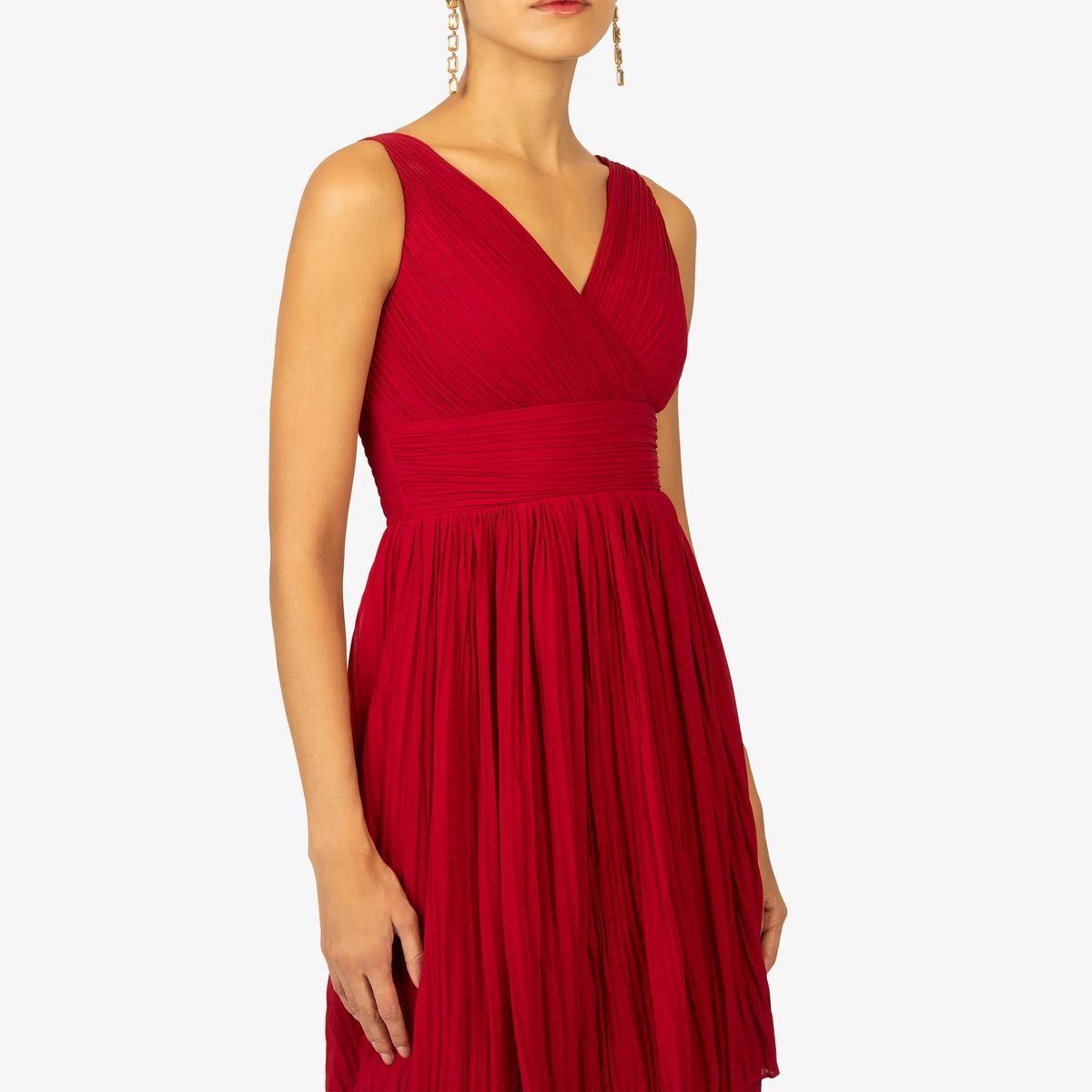Kraimod - Cocktailkleid - Größe 34 DAMEN - rot