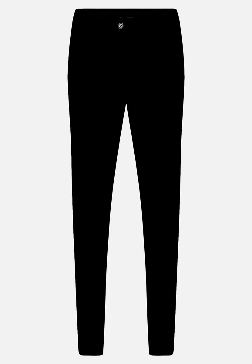 Schlanke Mid-Waist Hose