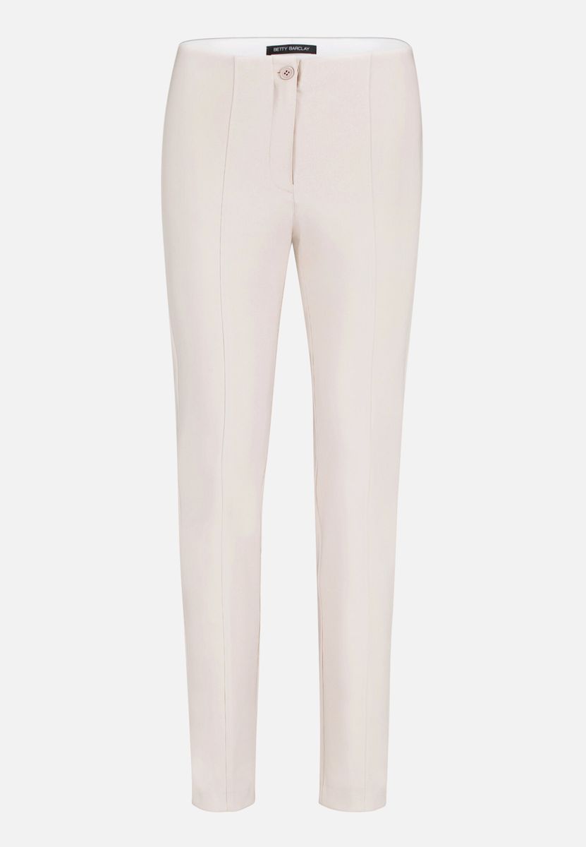 Schlanke Mid-Waist Hose