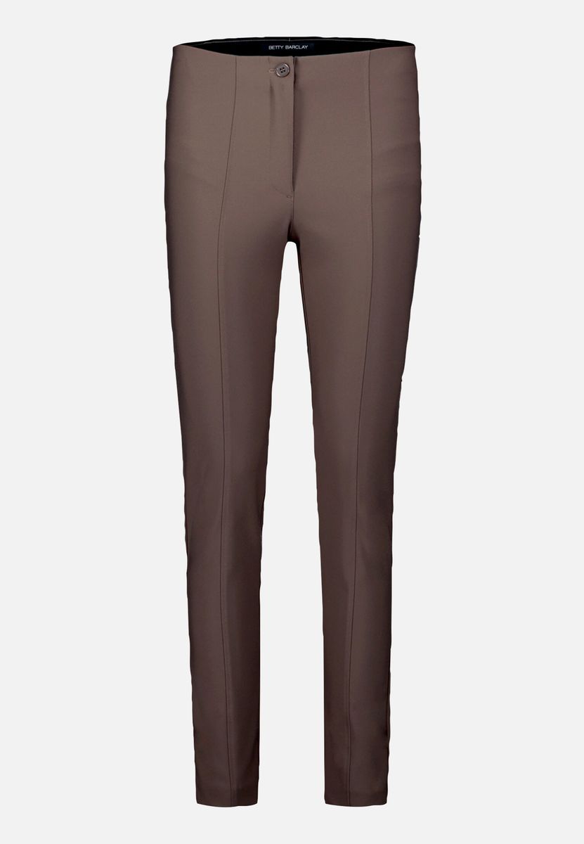 Schlanke Mid-Waist Hose