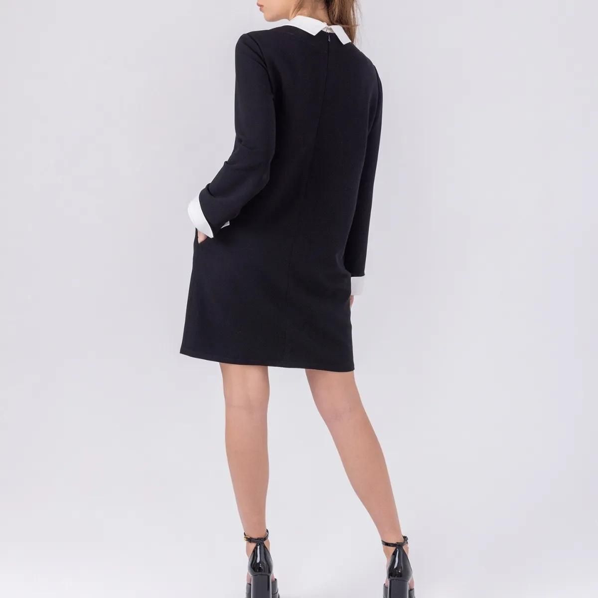 Helene Galwas - Minikleid mit lockerem Schnitt JENIS - Größe L - schwarz