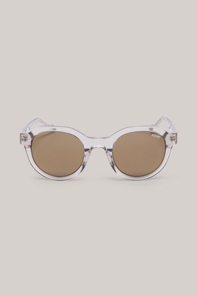 Sonnenbrille in Braun/Transparent