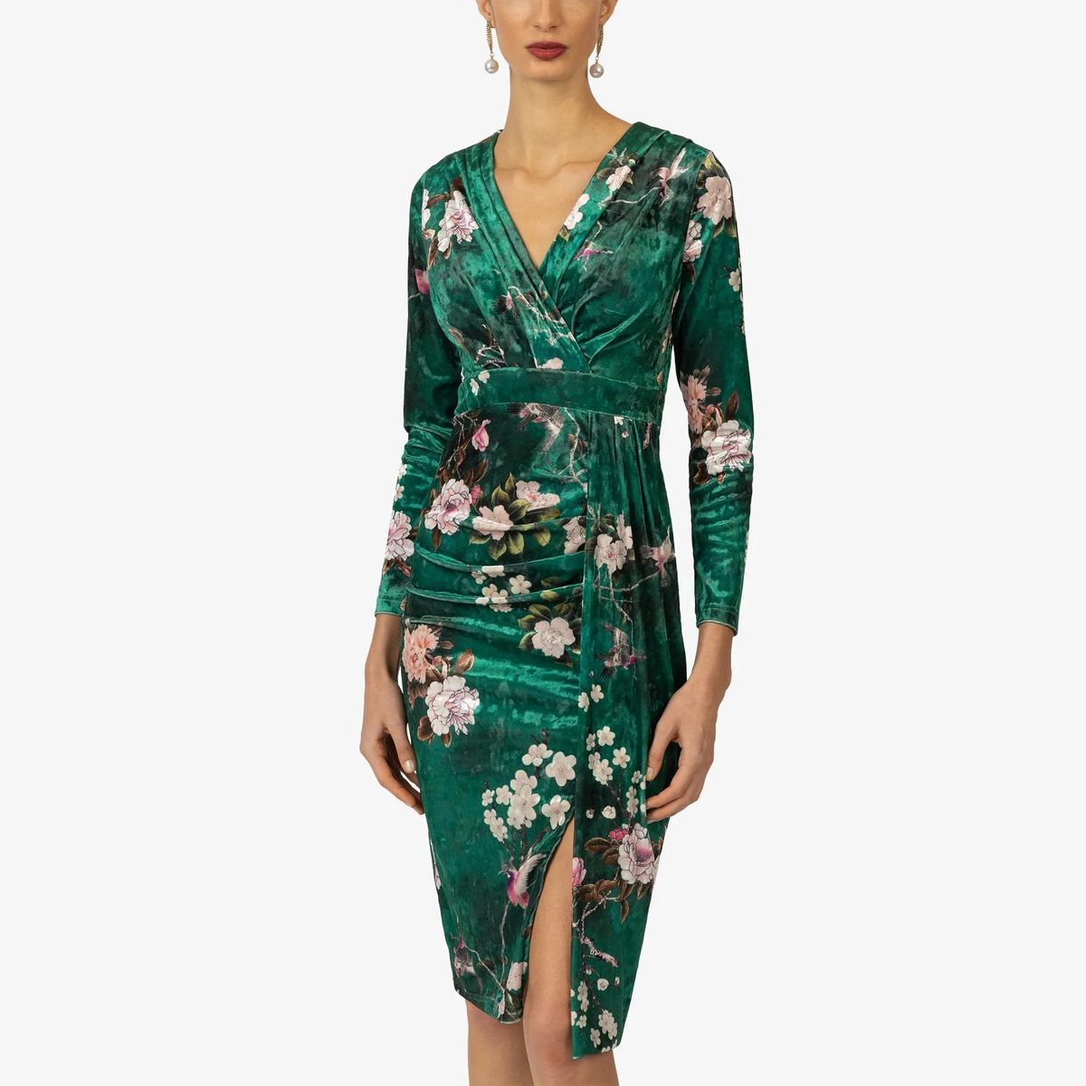 Kraimod - Cocktailkleid - Größe 34 DAMEN - grün