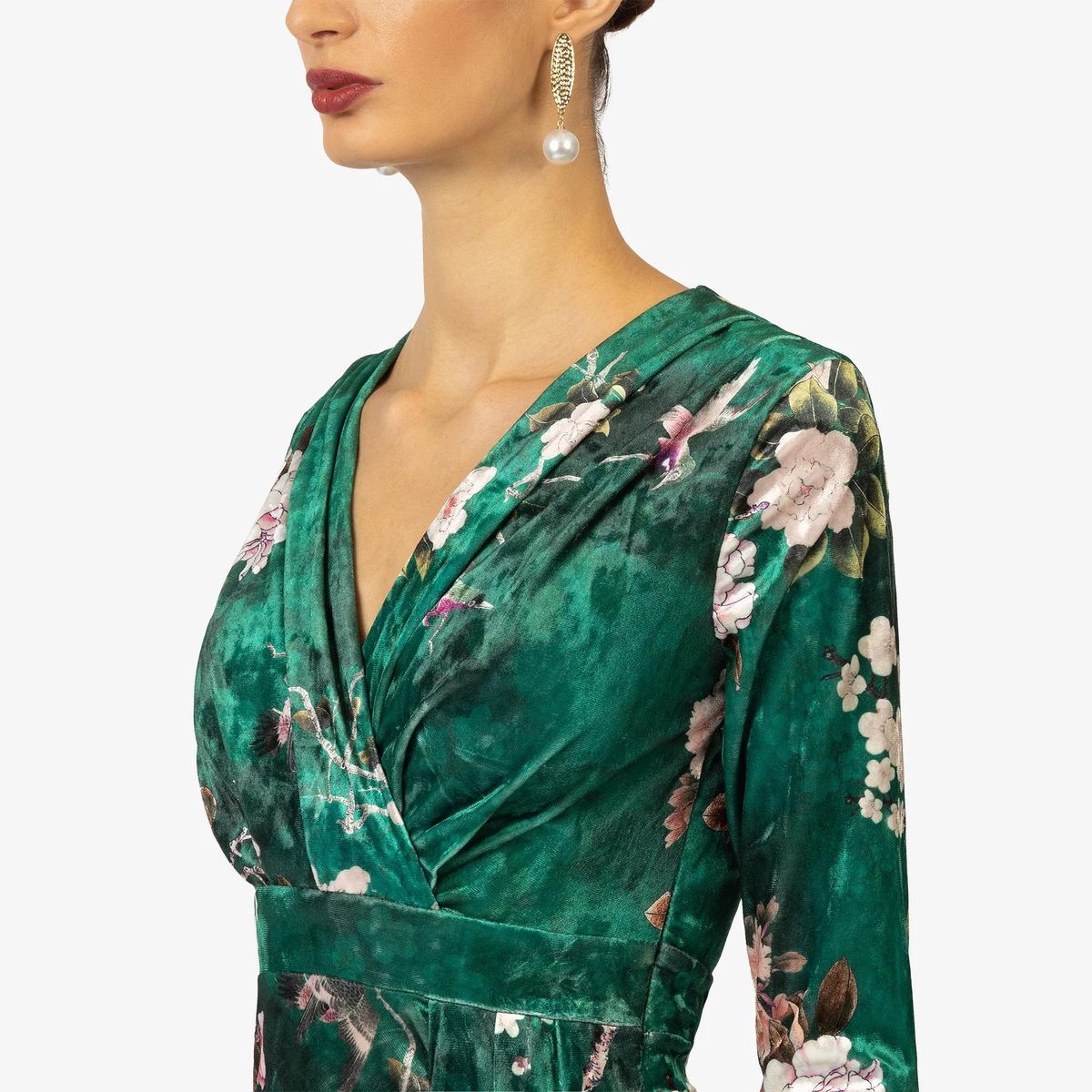 Kraimod - Cocktailkleid - Größe 34 DAMEN - grün