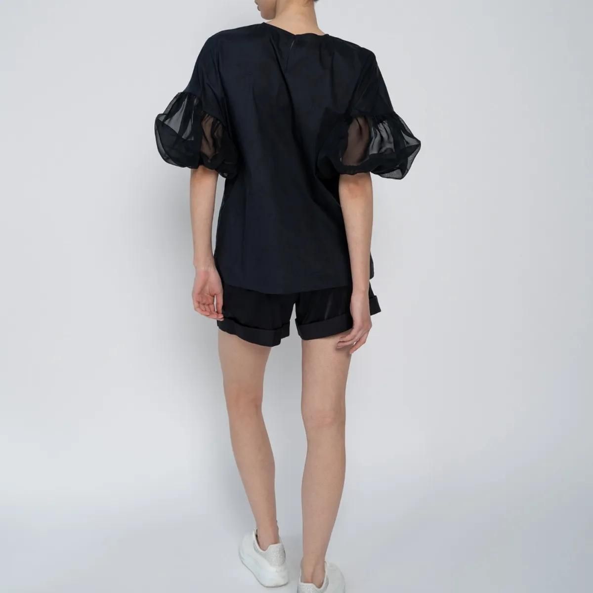 Helene Galwas - Bluse GABY - Größe L - schwarz