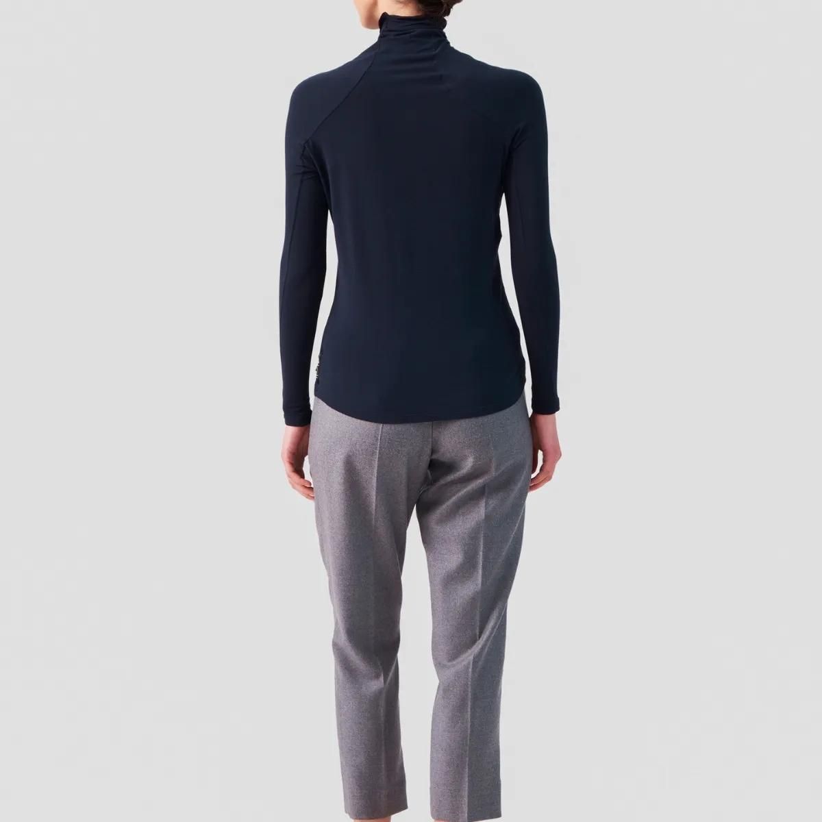 Helene Galwas - Langarm Shirt HERDA - Größe L - blau