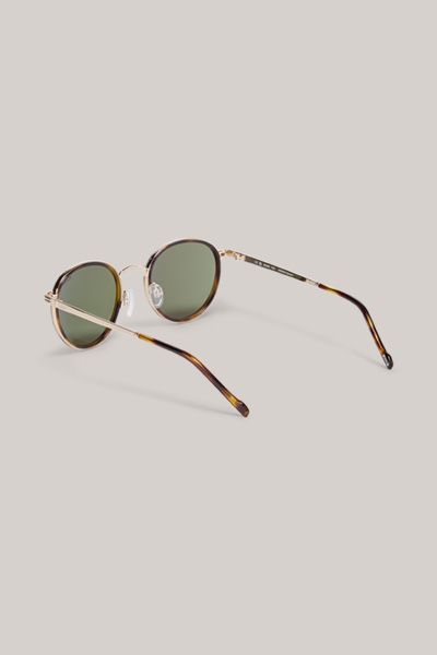 Joop! Runde Sonnenbrille Schildpatt Grün Gläser Unisex
