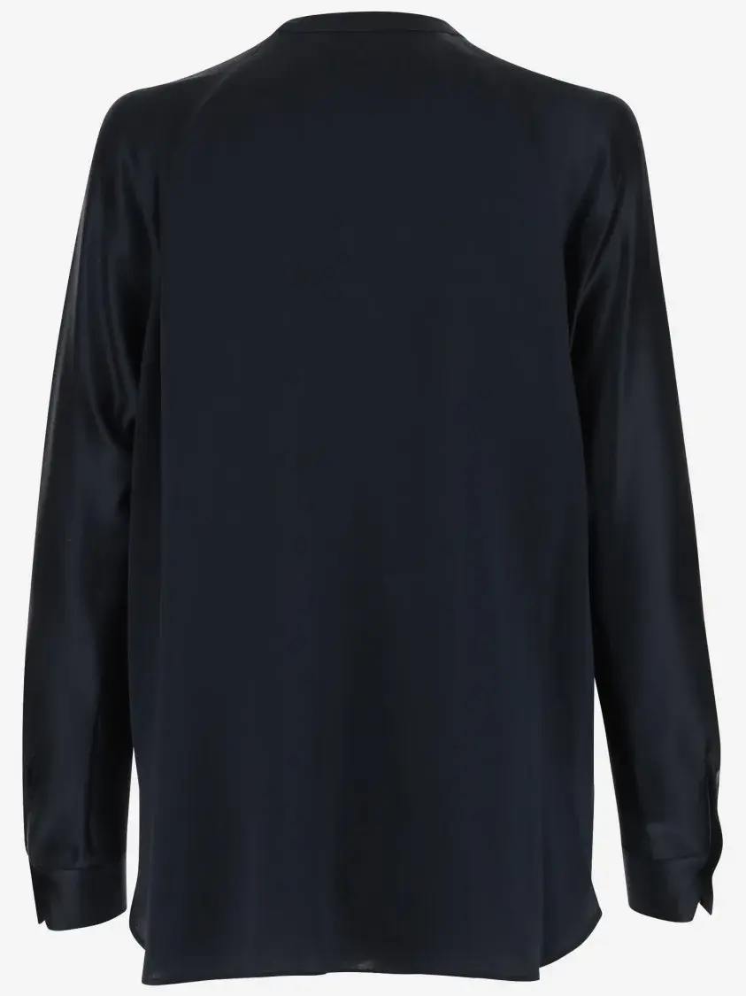 Vince - Bluse aus Seide - Größe XS - schwarz