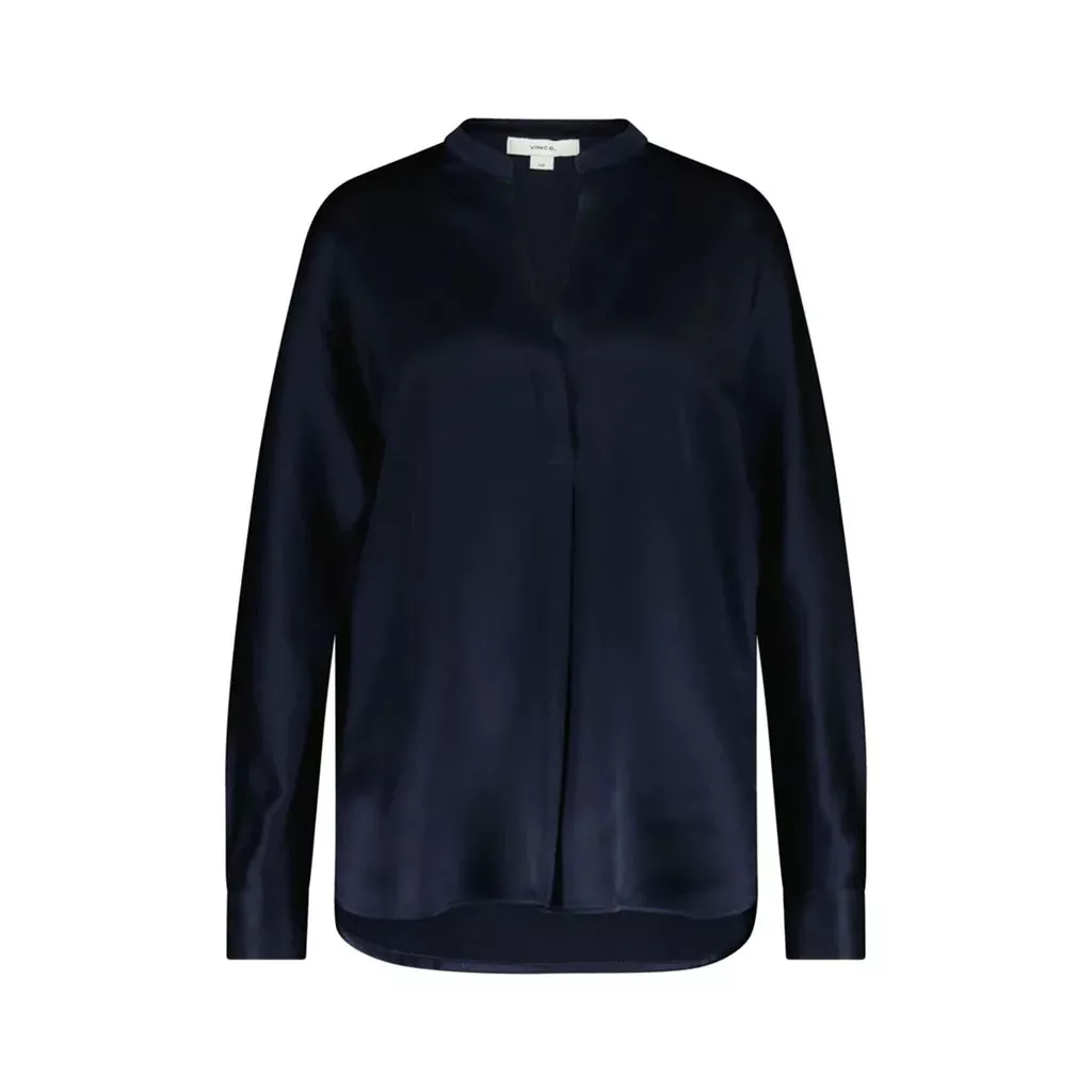 Vince - Bluse aus Seide - Größe XS - schwarz