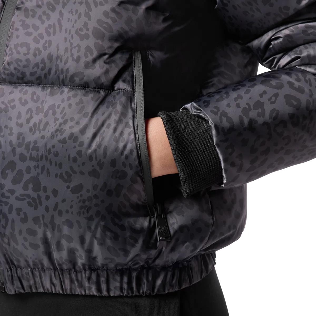 Plein Sport - Winterjacke Leopard - Größe L - schwarz