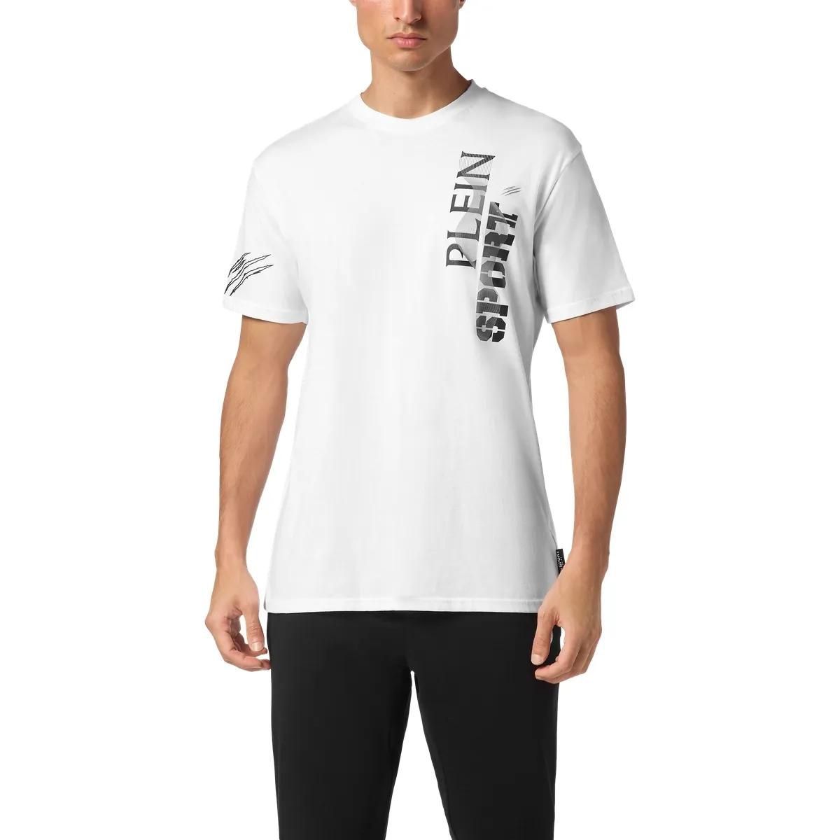 Plein Sport - T-Shirt Wave - Größe 3XL - weiß
