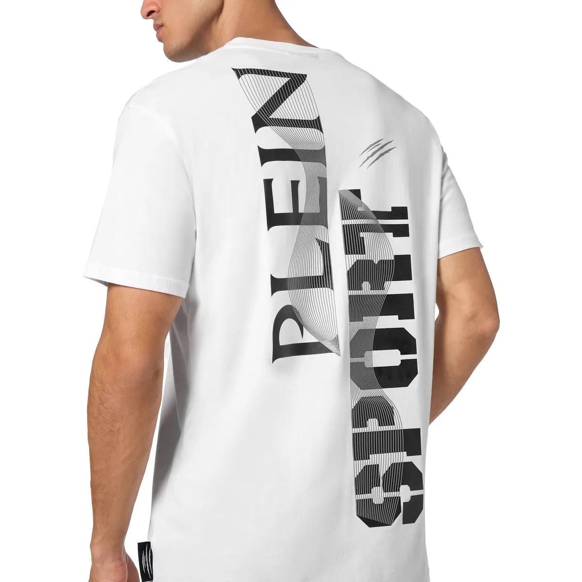 Plein Sport - T-Shirt Wave - Größe 3XL - weiß