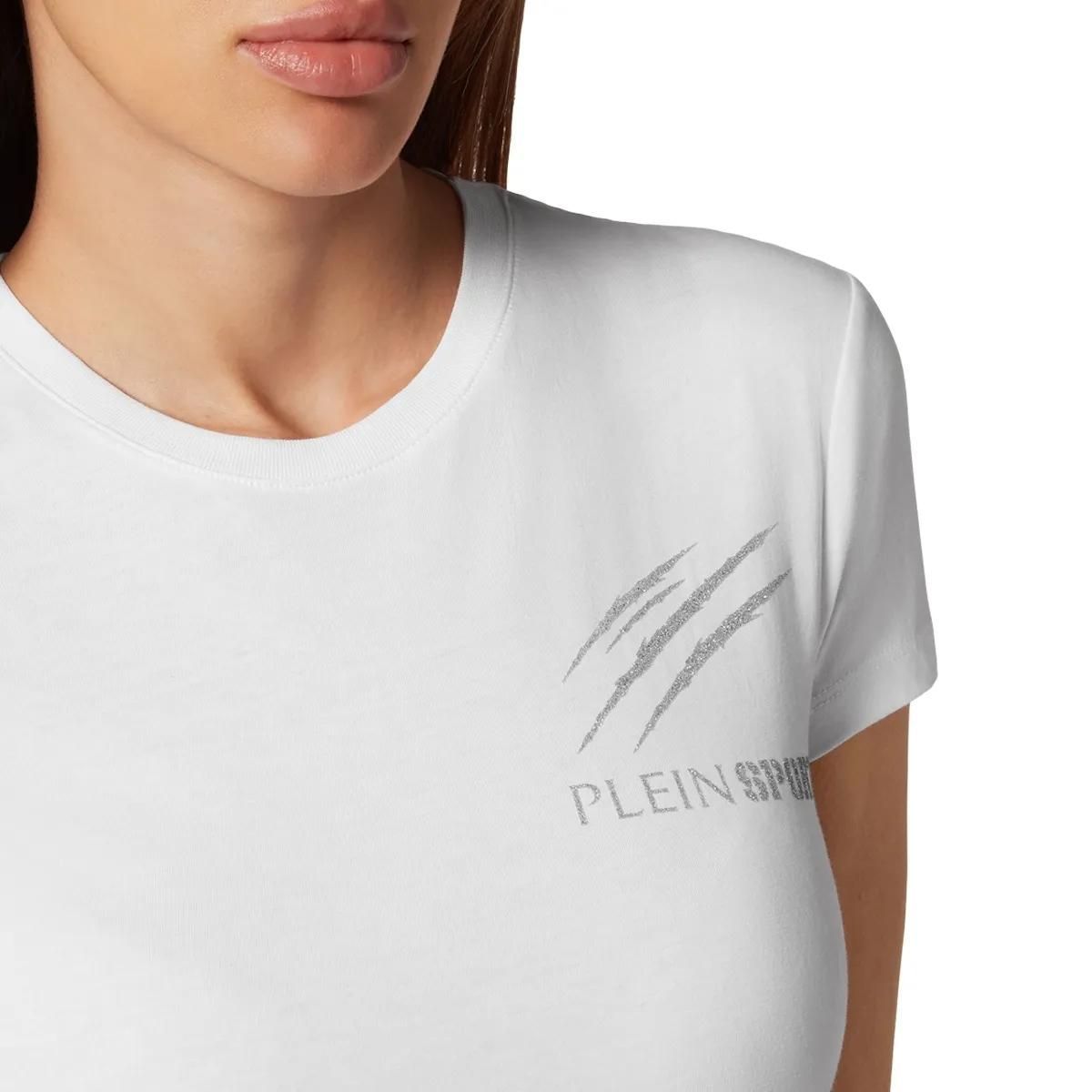 Plein Sport - T-Shirt Sexy Pure Basic - Größe S - weiß