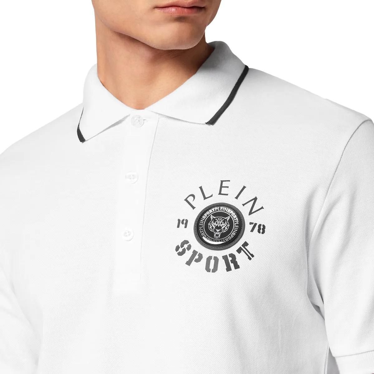 Plein Sport - Poloshirt - Größe 3XL - weiß