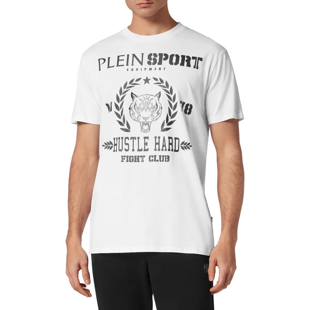 Plein Sport - T-Shirt - Größe 3XL - weiß